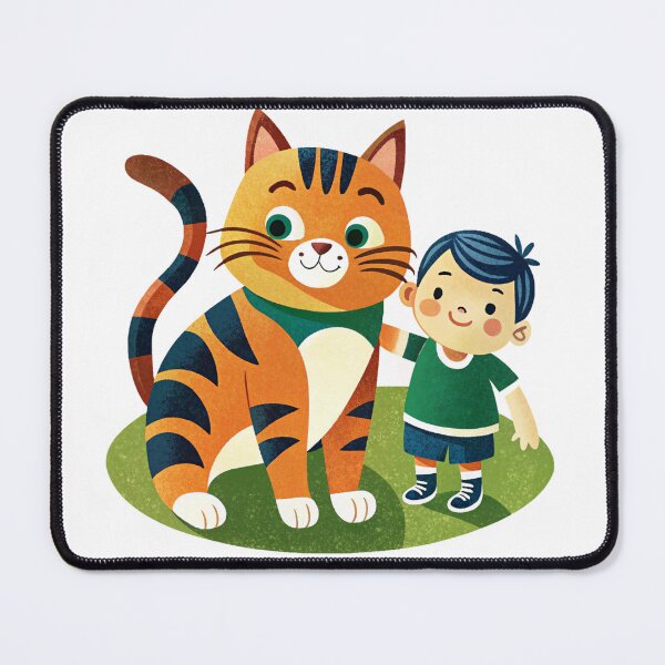 Item preview, Cat With Boy designed and sold by zangess1.