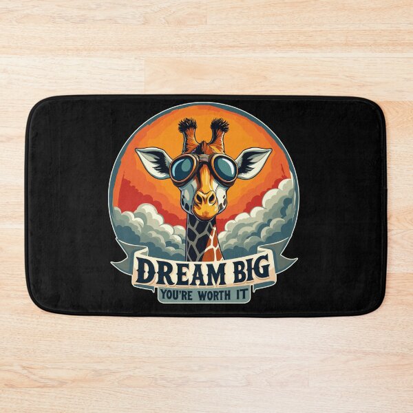 Item preview, Dream Big Dreaming Giraffe Design designed and sold by jondollars.