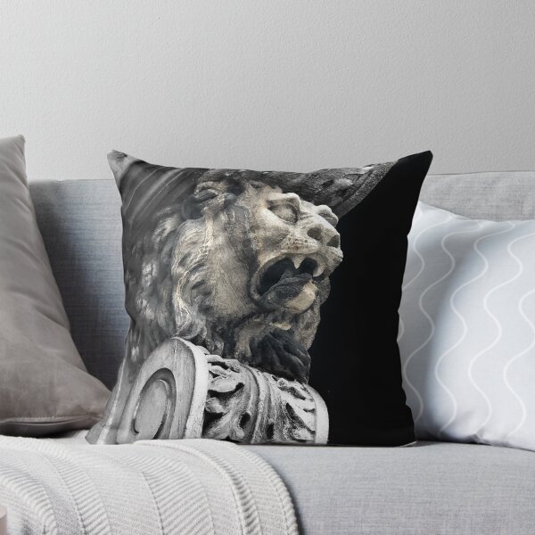 Item preview, The Stone Lion Watches Time Passing By designed and sold by MyPhotoDreams.