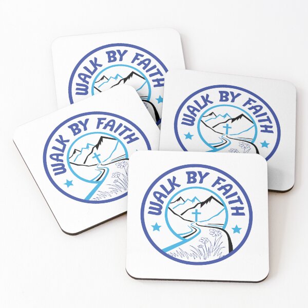 Item preview, Walk by Faith T-shirt and sticker designed and sold by Billium Halder.
