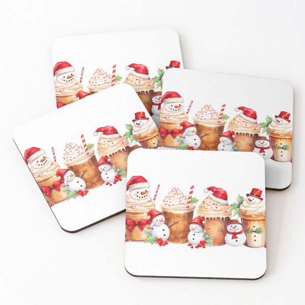 Item preview, Christmas Coffee Lover Snowman designed and sold by BHENRYstyle.