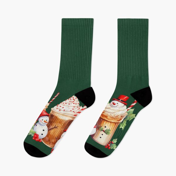 Item preview, Christmas Coffee Lover Snowman designed and sold by BHENRYstyle.
