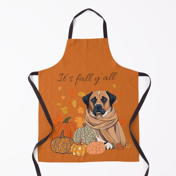 Artikelvorschau, Kopie von „It’s Fall Y’all – Gemütliche Deutsche Dogge mit Kürbissen und Blättern“ entworfen und verkauft von GoodyPaws.