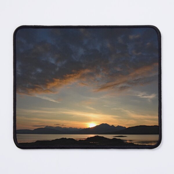 Item preview, The Cuillin Hills from Ord Beach at Sunset designed and sold by sandysshoots.
