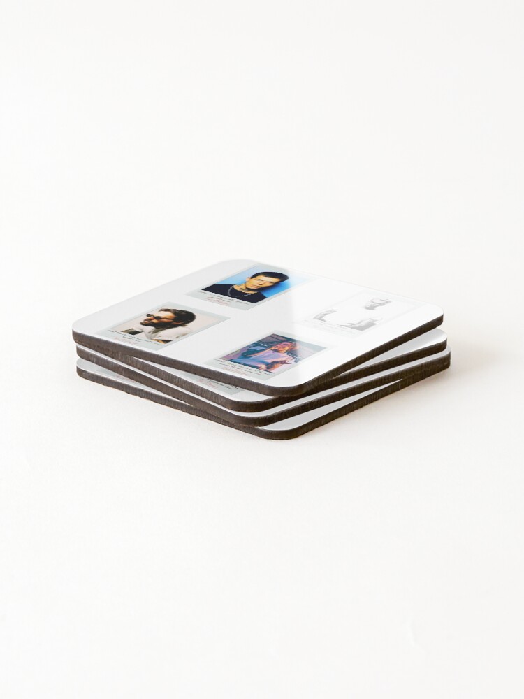 Thumbnail 4 of 5, Coasters (Set of 4), Jesse Rutherford HD Sticker Set / T Shirt designed and sold by Designsleashed.