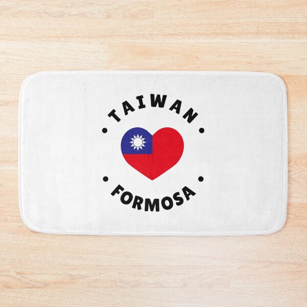 Item preview, TAIWAN FORMOSA Heart Flag designed and sold by AsianWalking.
