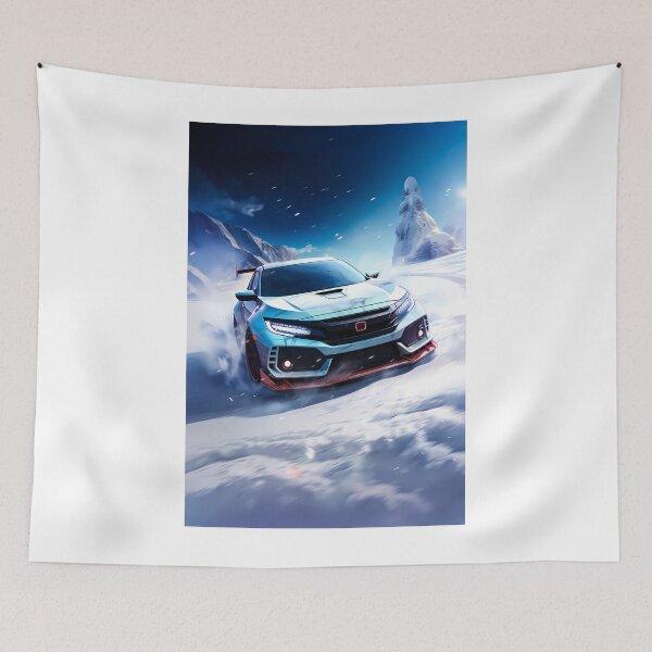 Item preview, Winter Warrior Ultimate Japanese Hot Hatch in Action designed and sold by RevUpDesign.