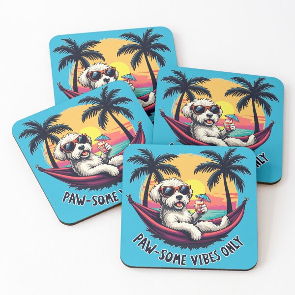 Item preview, Paw-some Vibes Only Cool Dog Design designed and sold by jondollars.