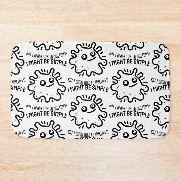 Item preview, I Might Be Simple But I Know How To Multiply, A Black and White Joyful Division designed and sold by SplashTastic.