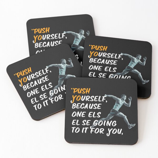Item preview, Push Yourself Motivational Running  designed and sold by fashionsicon.