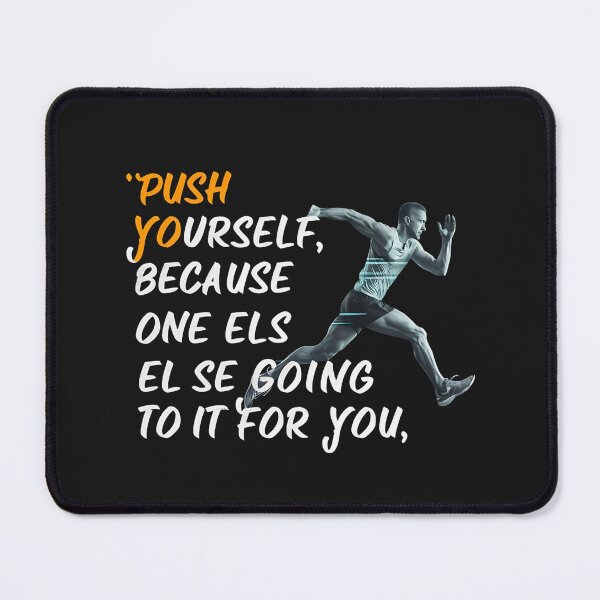 Item preview, Push Yourself Motivational Running  designed and sold by fashionsicon.