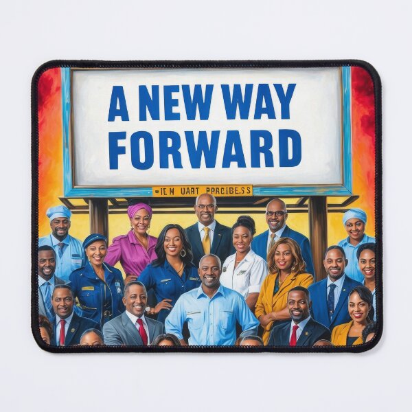 Item preview, A New Way Forward - Harris Walz - 32 designed and sold by AlaskaBorg.