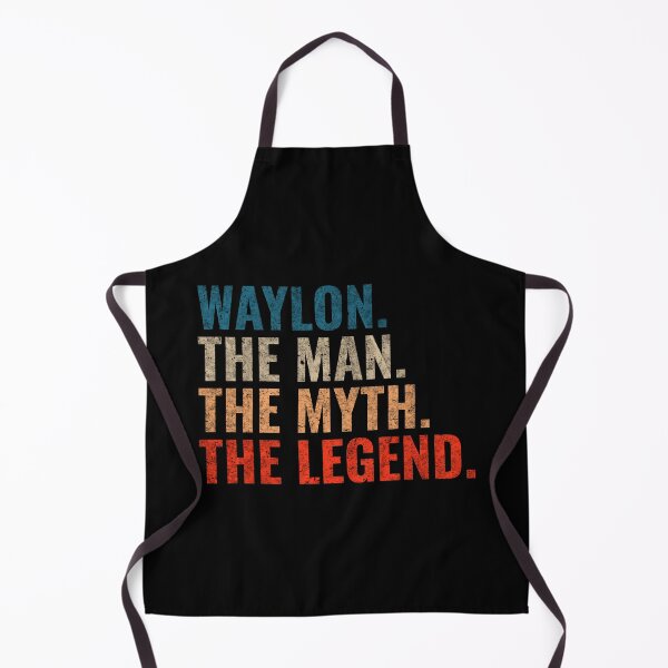 Item preview, Waylon The Man The Myth The Legend Waylon Name Retro 70s distress designed and sold by Teelogic.