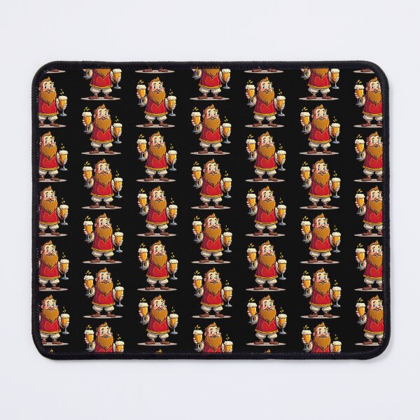 Item preview, Cartoon Dwarf Holding Two Beers designed and sold by artwaves.