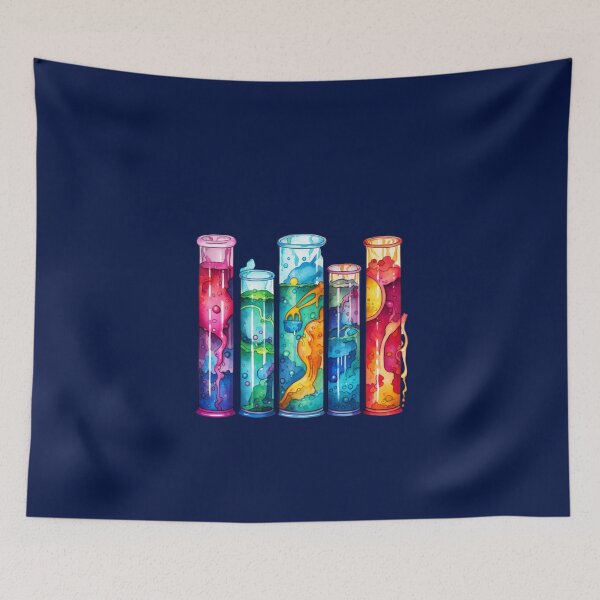 Item preview, Watercolor Science-Chemistry Test Tubes 2 designed and sold by GrinGalore.