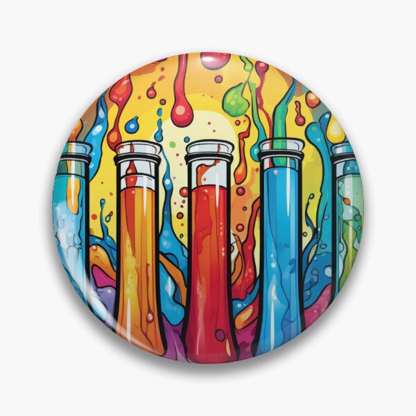 Item preview, Watercolor Science-Chemistry 5 Test Tubes designed and sold by GrinGalore.
