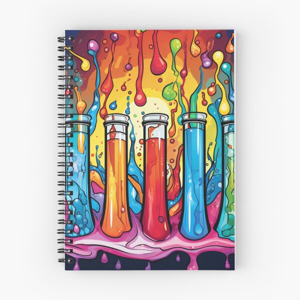 Item preview, Watercolor Science-Chemistry 5 Test Tubes designed and sold by GrinGalore.