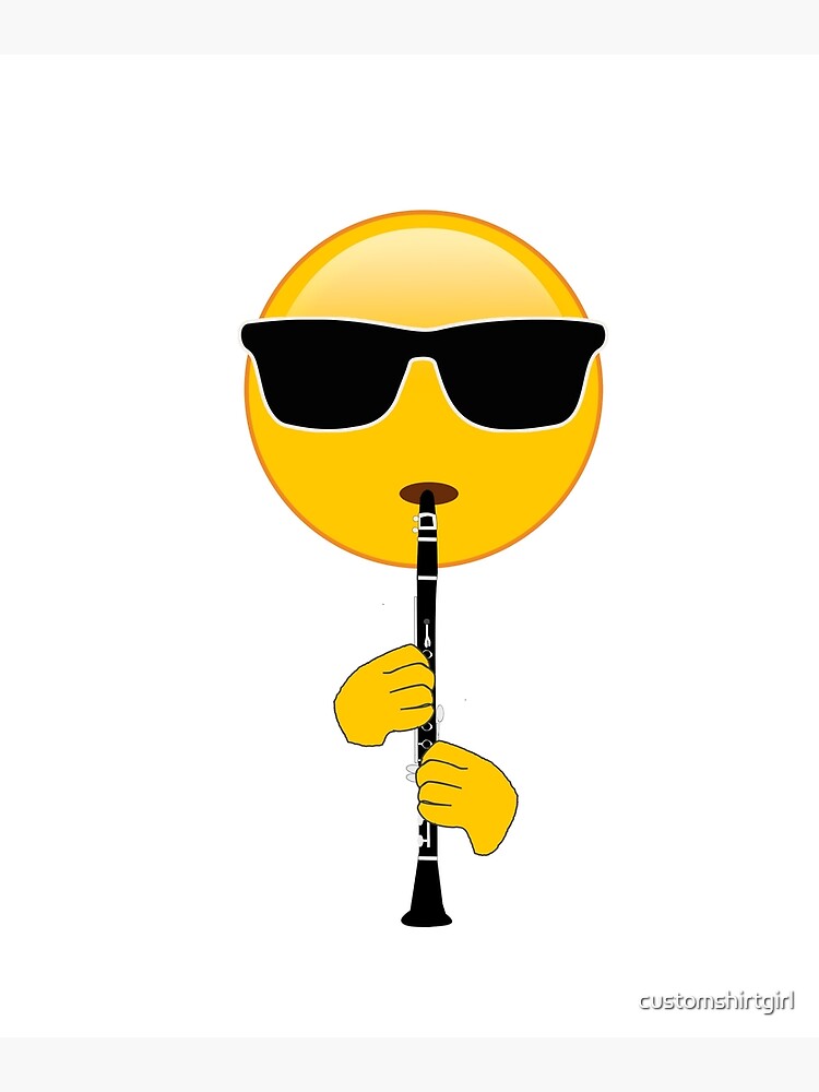 Cartoon Clarinet Posters Redbubble