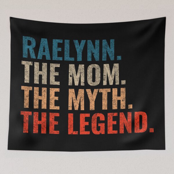 Item preview, Raelynn The Mom The Myth The Legend Raelynn Name Retro 70s distress designed and sold by Teelogic.