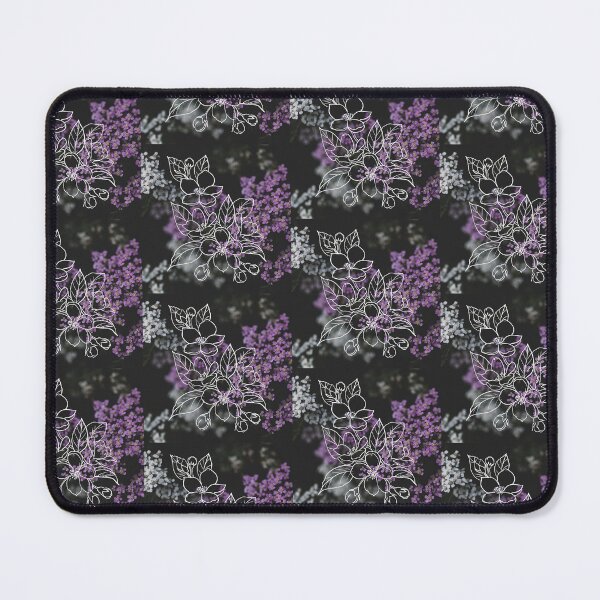 Item preview, Purple and White Flower Common Yarrow Dark Botanical designed and sold by WildWoodlandWitch.