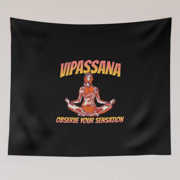 Item preview, Vipassana Meditation, Observe Your Sensation, Equanimity designed and sold by GraTEEtude.