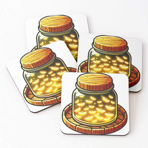 Item preview, Jar of Glowing Fireflies designed and sold by ParryStickers.