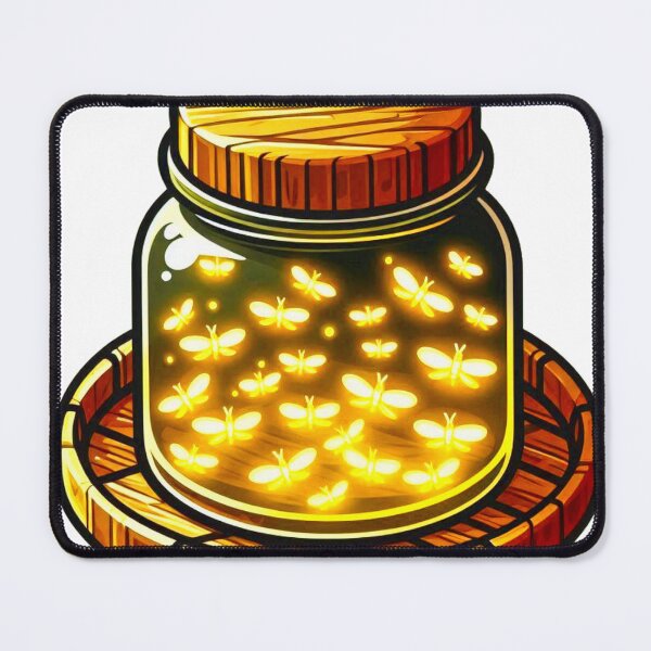 Item preview, Jar of Glowing Fireflies designed and sold by ParryStickers.