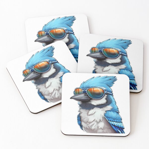 Item preview, Cool Bird Blue Jay designed and sold by Dr. Neeko.