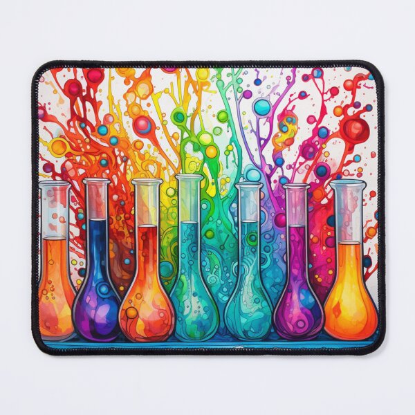 Item preview, Watercolor Science-Chemistry 7 Test Tubes designed and sold by GrinGalore.