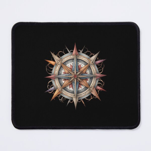 Item preview, Abstract art reminiscent of a Gothic compass rose designed and sold by Pflugart.
