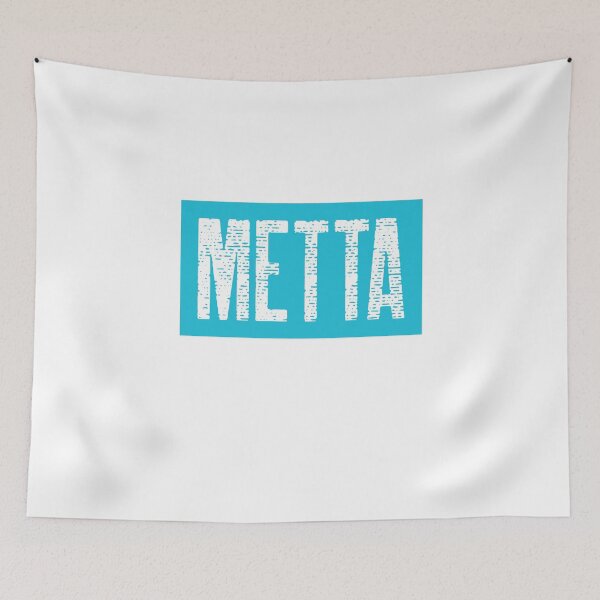 Item preview, Metta Loving Kindness Vipassana Meditation Typography designed and sold by GraTEEtude.