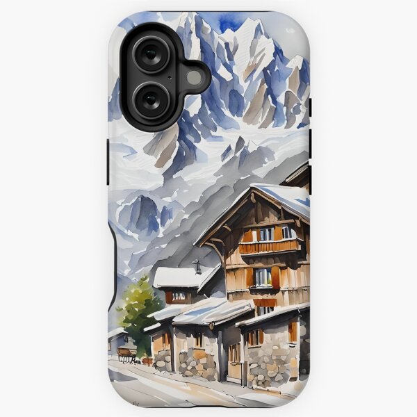 Item preview, The Alps in France - Watercolour Style designed and sold by Country-Artist.
