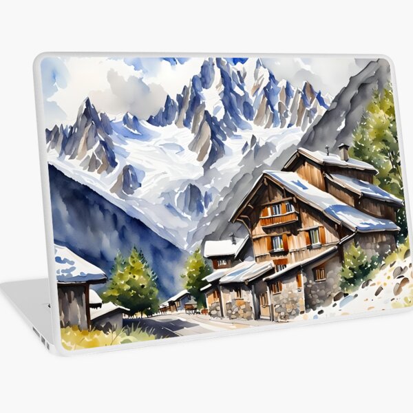 Item preview, The Alps in France - Watercolour Style designed and sold by Country-Artist.
