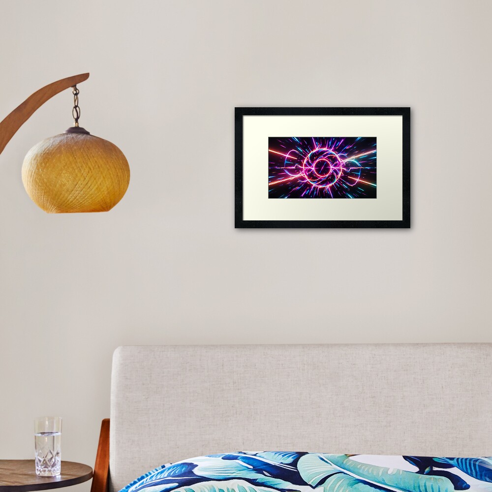 Item preview, Framed Art Print designed and sold by eXtraHumans.
