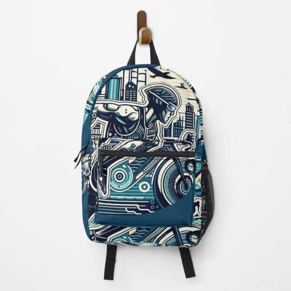 Item preview, Blue Awesome Triathlon in the Modern City designed and sold by autumnchu.