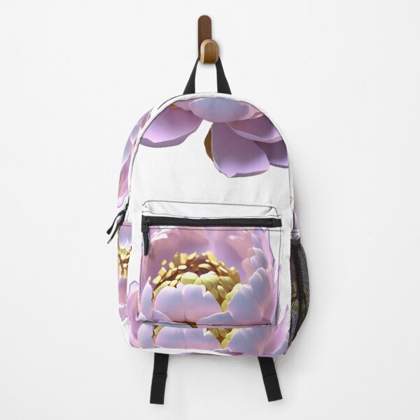 Item preview, peony pink gold 3D designed and sold by Rainbow Paws Garden.