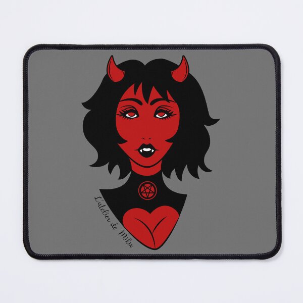 Item preview, Infernal Lady - Grey background designed and sold by L'Atelier de Milu.