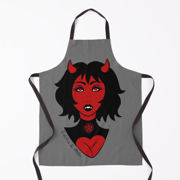 Item preview, Infernal Lady - Grey background designed and sold by L'Atelier de Milu.