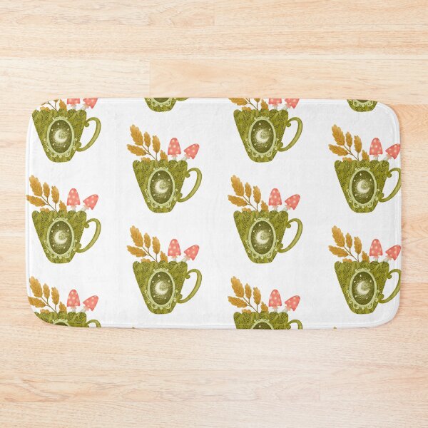 Item preview, Whimsical cottagecore style teacup designed and sold by pinkyfish1010.