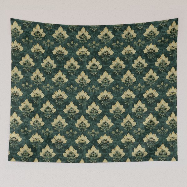 Item preview, Stylish Emerald Green Jacquard  designed and sold by Deepestblue.