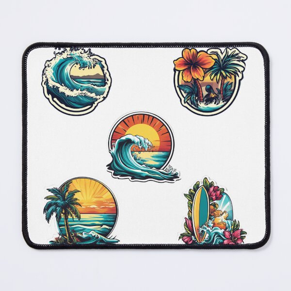 Item preview, Surfing Stickers Design 5 of 9 designed and sold by Jenson Major.