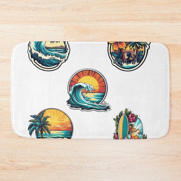 Item preview, Surfing Stickers Design 5 of 9 designed and sold by Jenson Major.