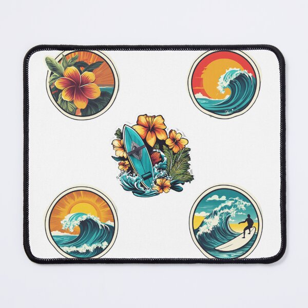 Item preview, Surfing Stickers Design 6 of 9 designed and sold by Jenson Major.