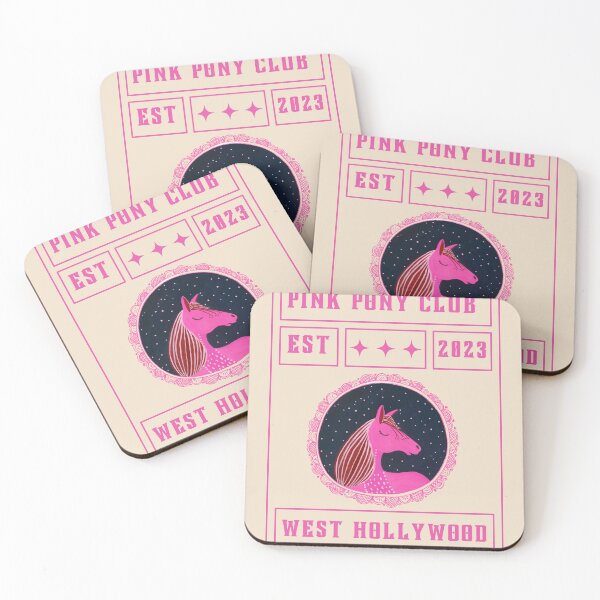 Item preview,  Pink Pony Club - West Hollywood Lesbian queer pop Pride Art by Jemma Jamie Skidmore designed and sold by Jemma Jamie Skidmore.
