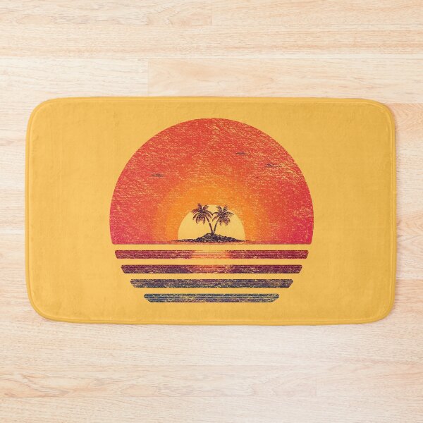 Item preview, Retro sunset and palms island designed and sold by analogsandpixel.