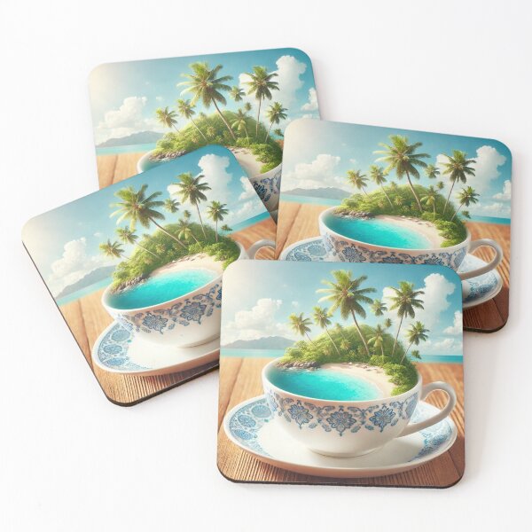 Item preview, Tropical Teacup Oasis designed and sold by WildVista.