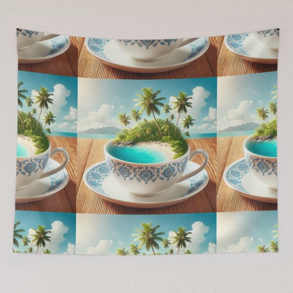 Item preview, Tropical Teacup Oasis designed and sold by WildVista.