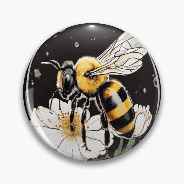 Item preview, Bumble Bee on a Flower in a Bubble designed and sold by BirdsnStuff.