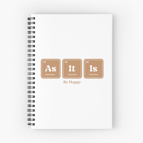 Item preview, As It Is Equanimity Vipassana Meditation Awareness Chemistry Periodic Table designed and sold by GraTEEtude.