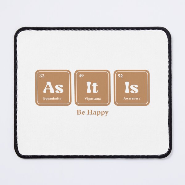 Item preview, As It Is Equanimity Vipassana Meditation Awareness Chemistry Periodic Table designed and sold by GraTEEtude.